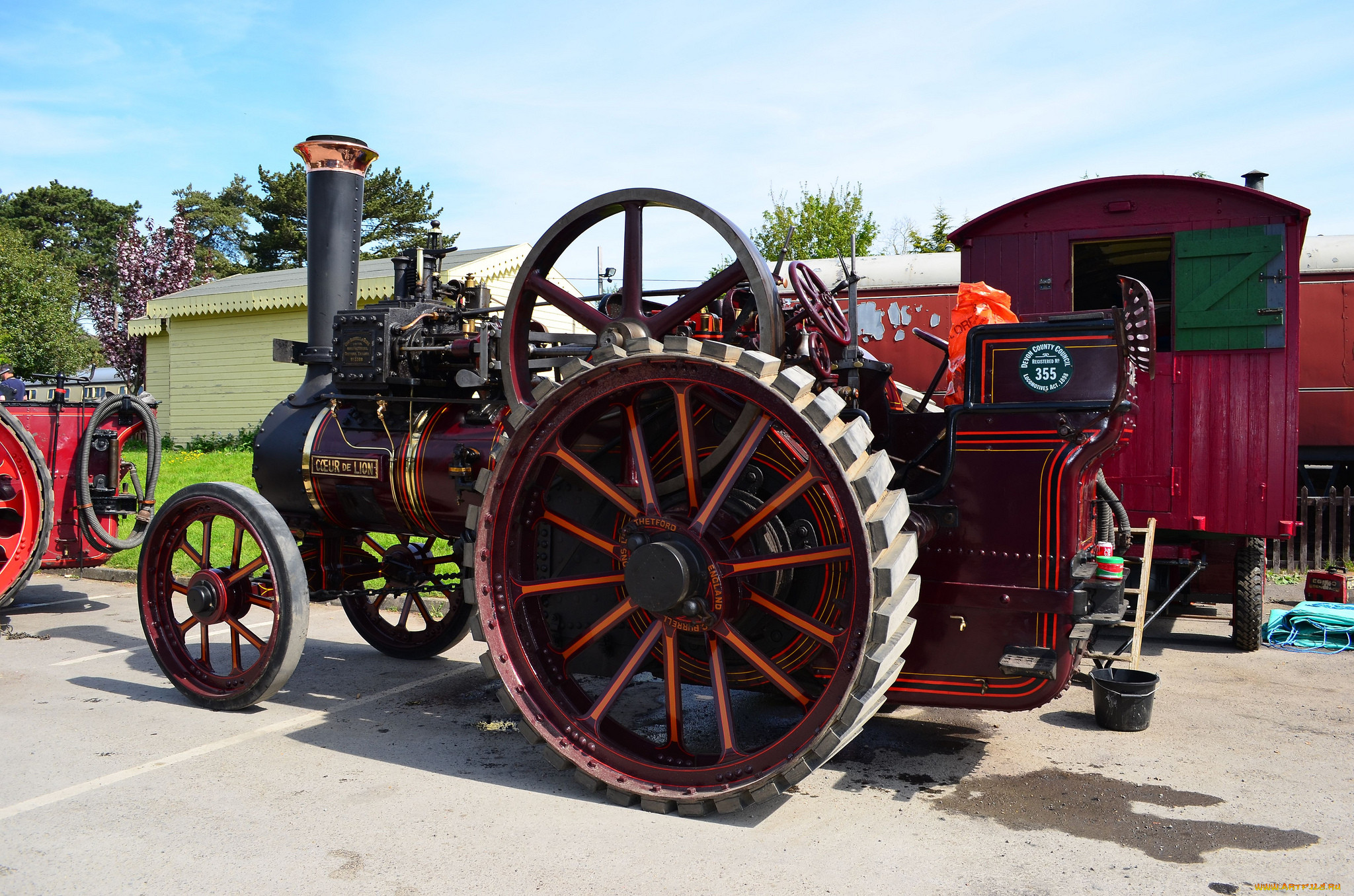 traction engine coeur de lion, , , , , 